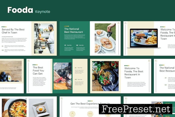 Fooda - Culinary Keynote Template