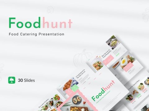 Foodhunt - Food Catering Service Keynote 45LHE84