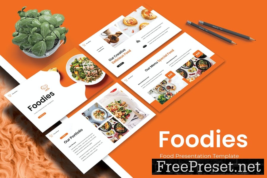 FOODIES - Keynote Template M2799EJ