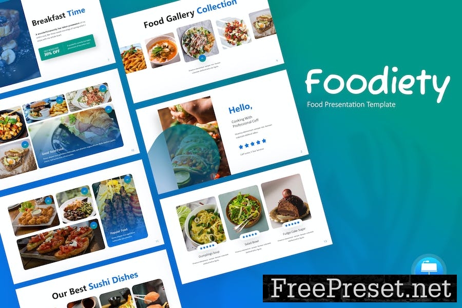 Foodiety Food Keynote Template LEQGSGQ