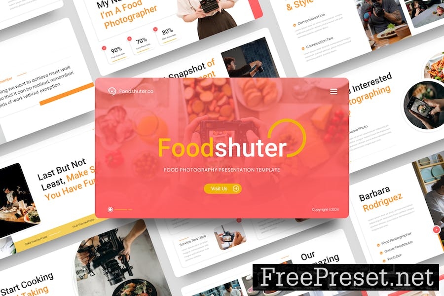 Foodshuter- Food Photography Google Slide Template NTJ7FYW