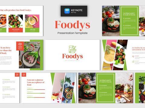 Foodys - Food Keynote Template ZAYXW39