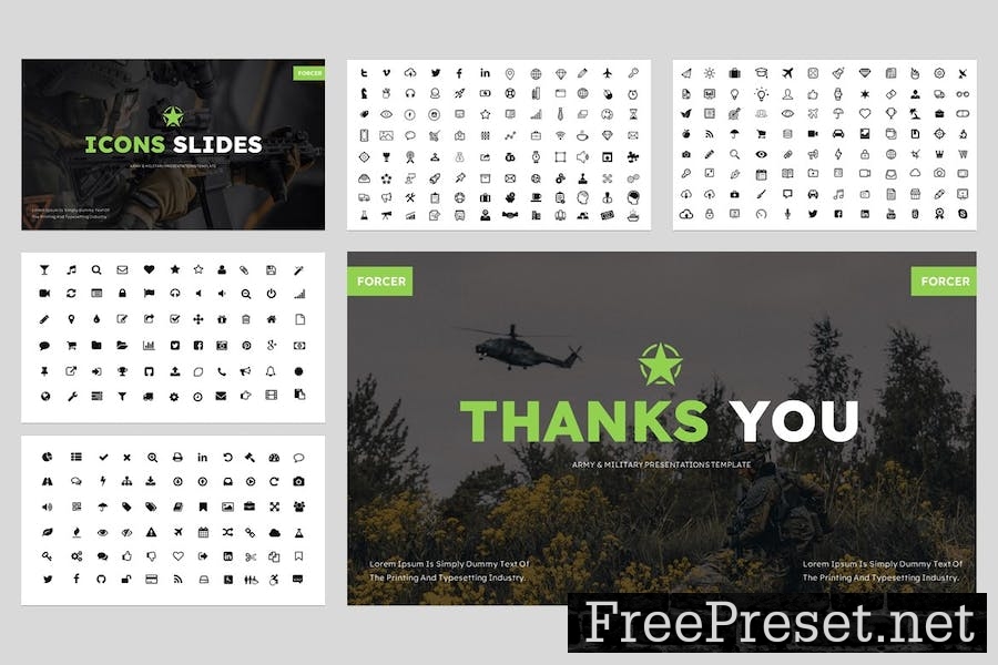 Forcer - Military & Army Keynote Template MZEXSSQ