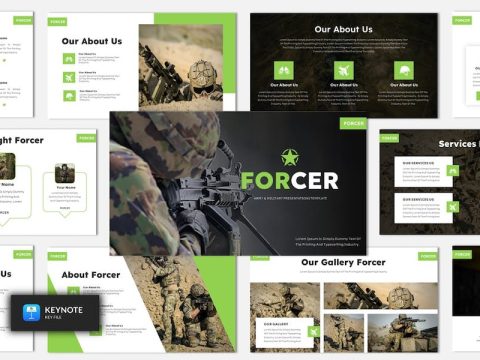 Forcer - Military & Army Keynote Template MZEXSSQ