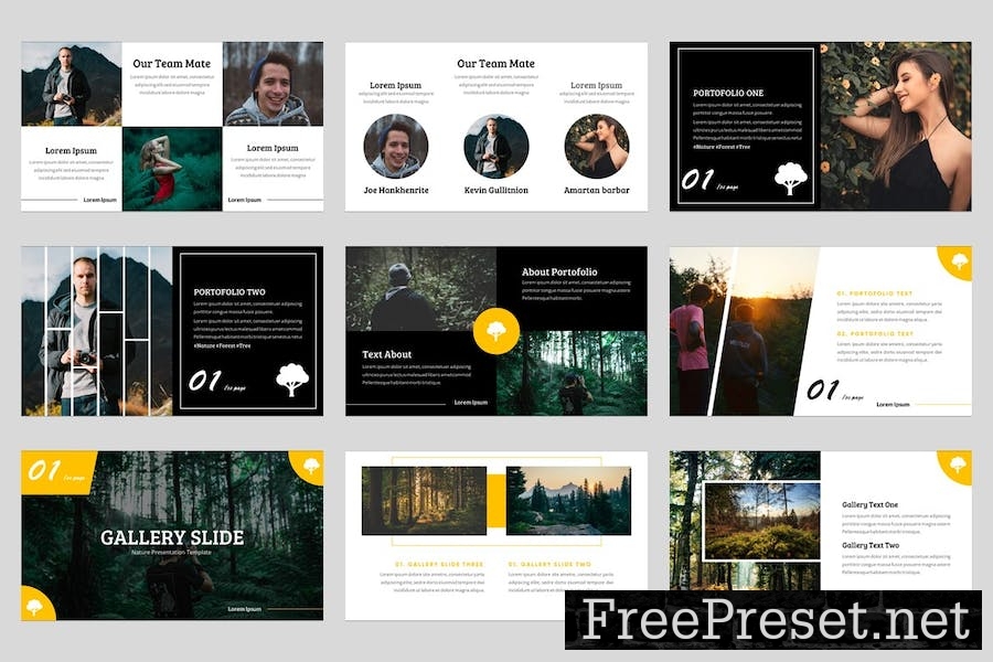 Foresta - Nature Keynote Template FG8B3CY