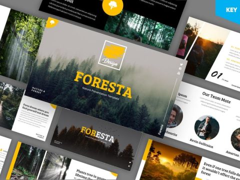 Foresta - Nature Keynote Template FG8B3CY