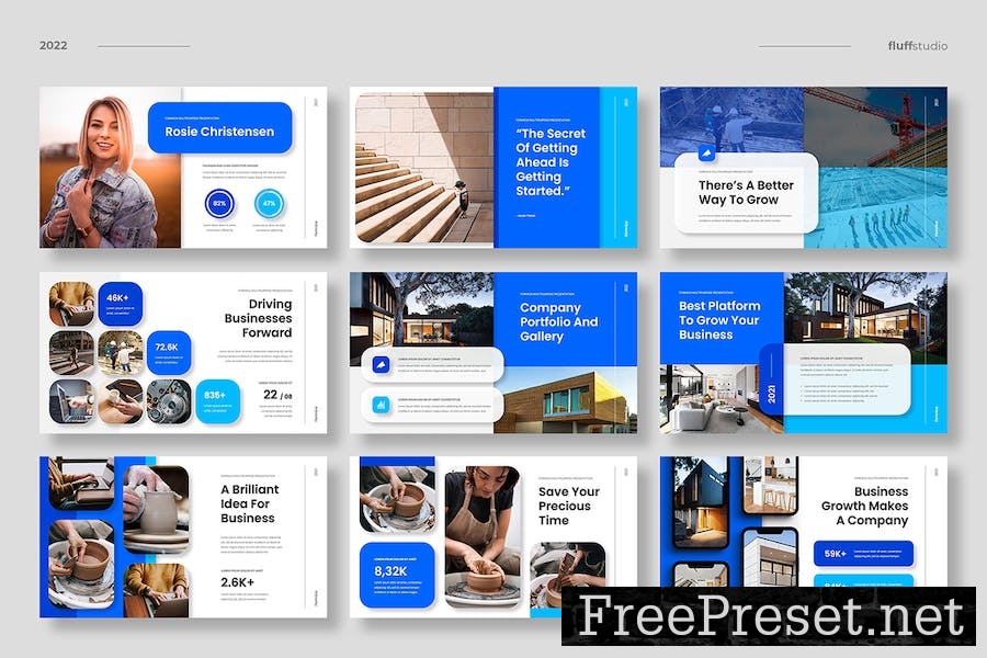 Formica - Corporate Powerpoint Template Y9TPWGH