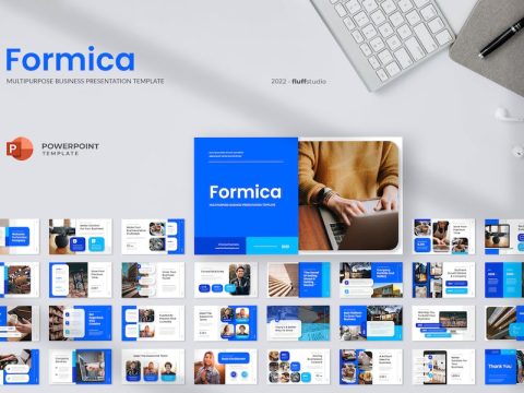 Formica - Corporate Powerpoint Template Y9TPWGH