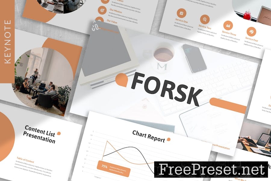 Forsk - Business Keynote Template WVKJ4UB