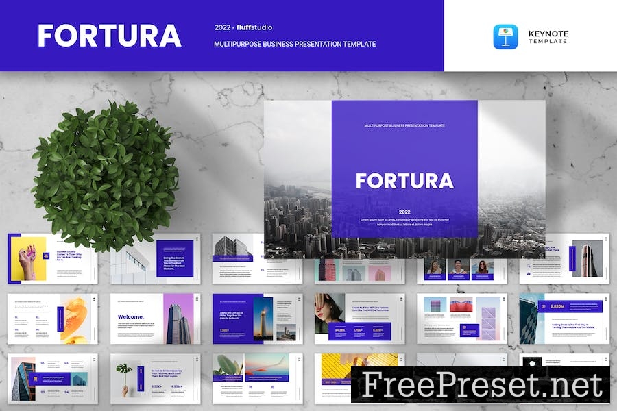 Fortura - Multipurpose Keynote Template W9XKNNM