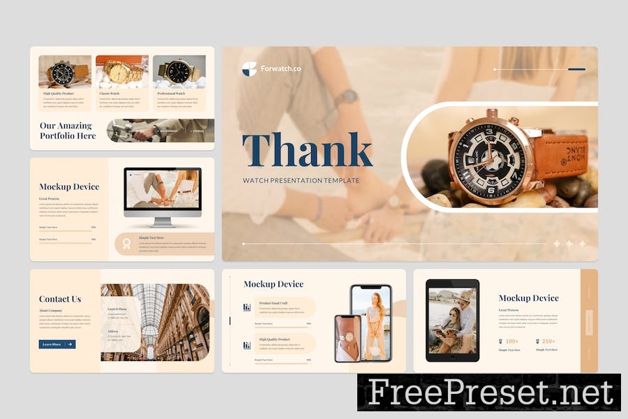 Forwatch - Watch Keynote Template 4ERQA3C