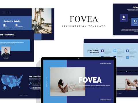 Fovea : Creative Blue Keynote Template WJHBGVN