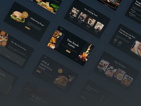 Foxy - Food & Restaurant Keynote Template 6CUEWGW