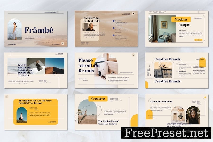 Frambe - Creative Brands Keynote Template B47A8Z8