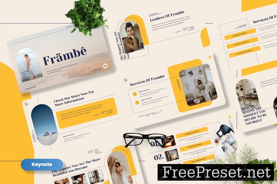 Frambe - Creative Brands Keynote Template B47A8Z8