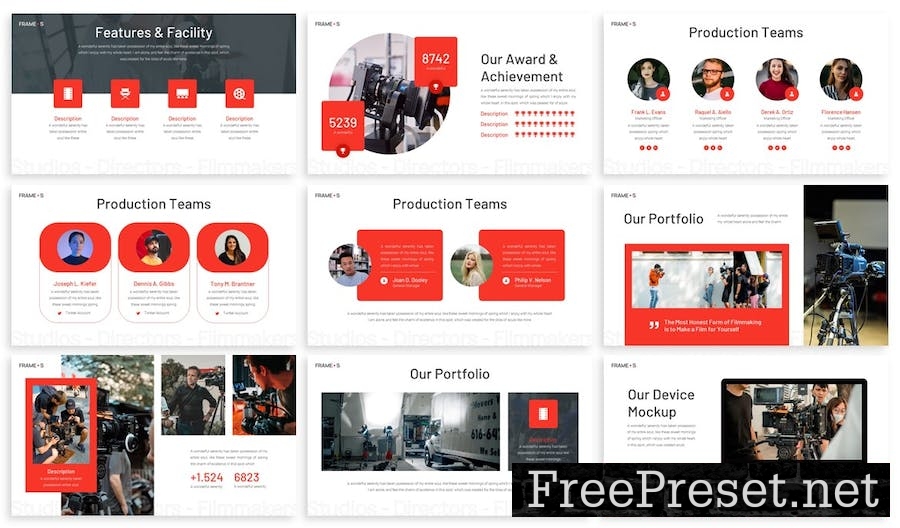 Frames - Film Maker Keynote Template 6MDGGJY