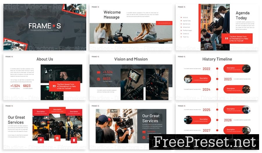 Frames - Film Maker Keynote Template 6MDGGJY