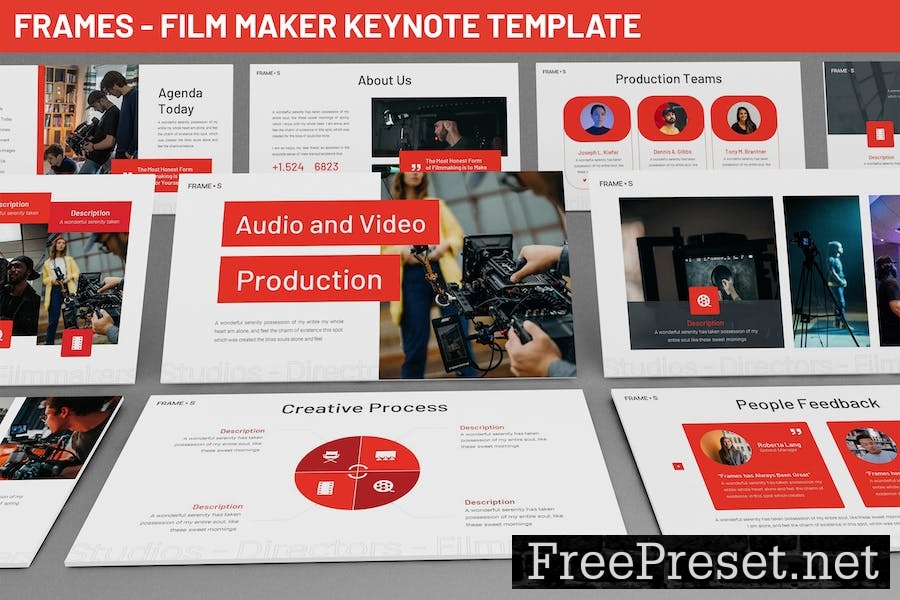 Frames - Film Maker Keynote Template 6MDGGJY