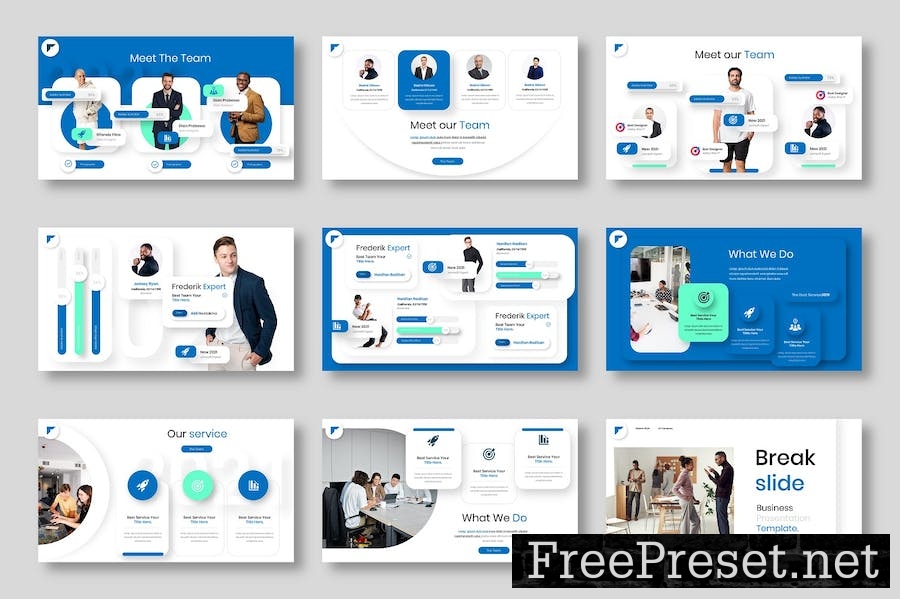 Frederik – Business PowerPoint Template CF8LRD6