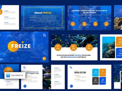 Freize - Fishing Clubs Keynote Template N3Q3DPX