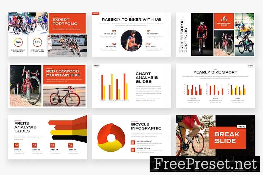 FRENS - Bike Sport Keynote Template 8DZHVJY