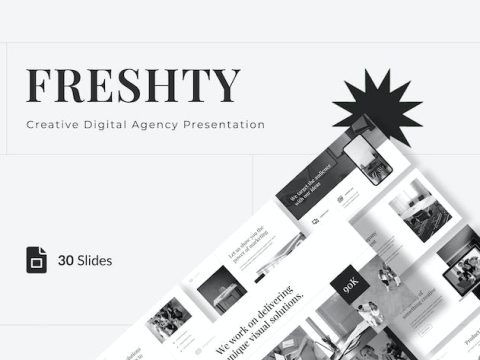 Freshty - Creative Digital Agency Google Slides