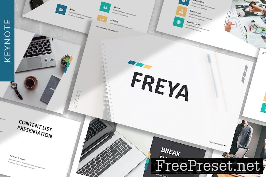 Freya - Business Keynote Template 7URCU4S