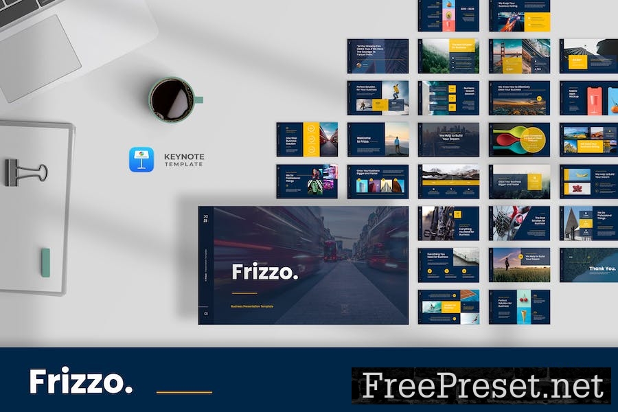 Frizzo - Business Keynote Template TF5NSC9