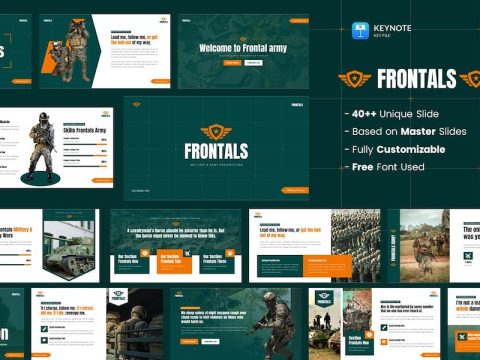 Frontals - Military & Army Keynote Template BBLM6AV