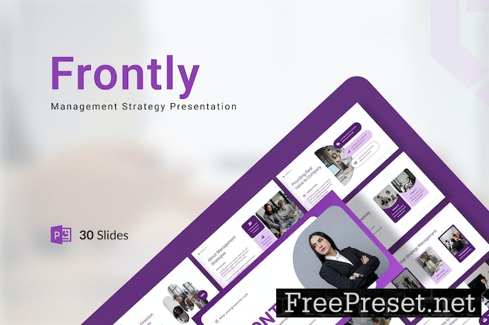 Frontly - Management Strategy Powerpoint H6BRSS9