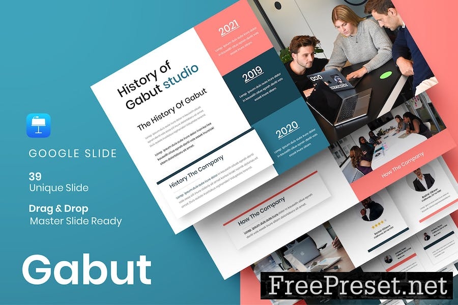 Gabut – Business Keynote Template 9P62XTN