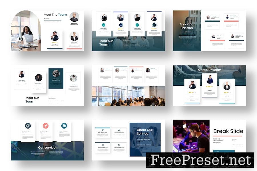 Gabut – Business PowerPoint Template SX2FPFN