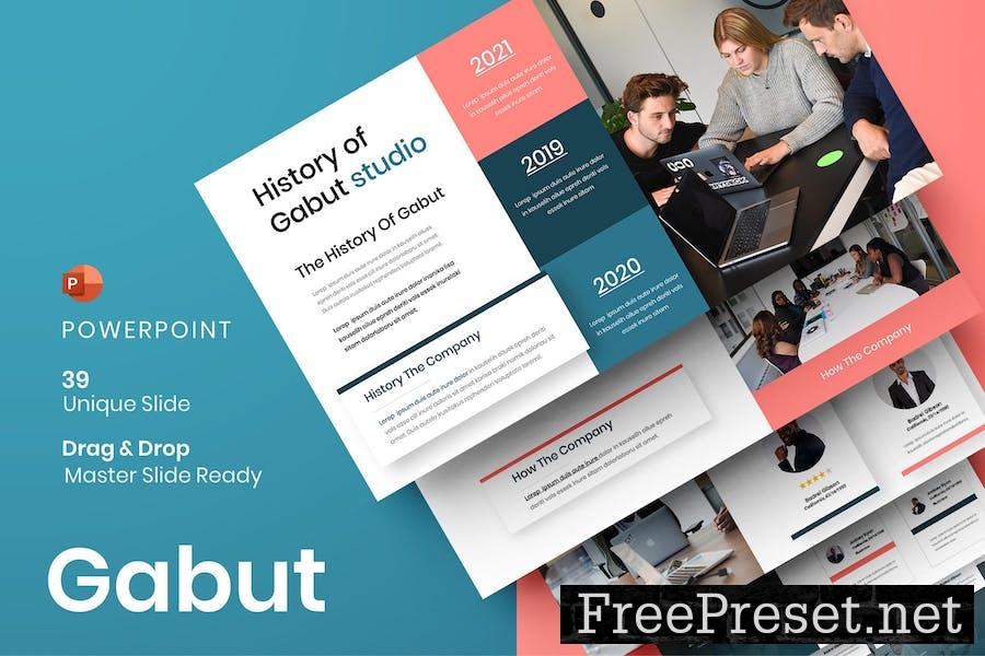 Gabut – Business PowerPoint Template SX2FPFN