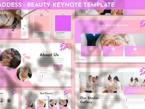 Gaddess - Beauty Keynote Template FB6PUXP