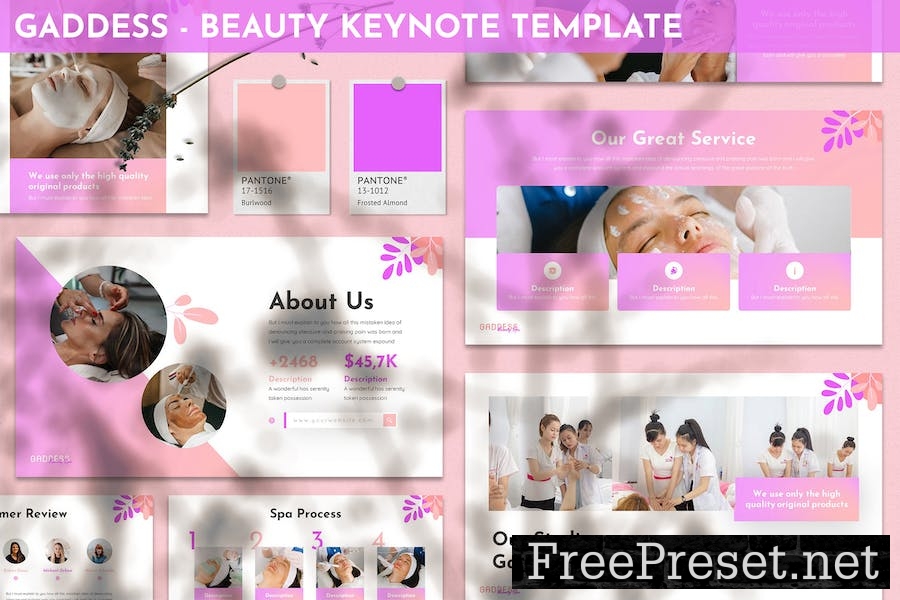 Gaddess - Beauty Keynote Template FB6PUXP