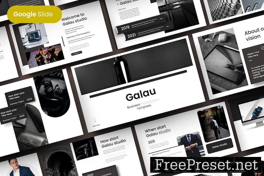 Galau - Business Google Slide Template ZYDFALF