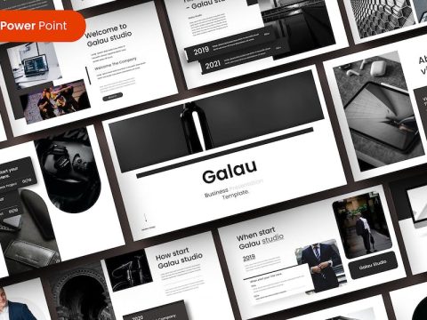 Galau – Business PowerPoint Template USJ2WCA