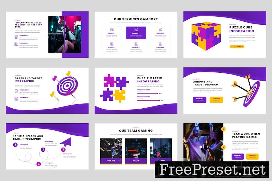 Gambort - Game Studio Keynote Template WNA3NCR