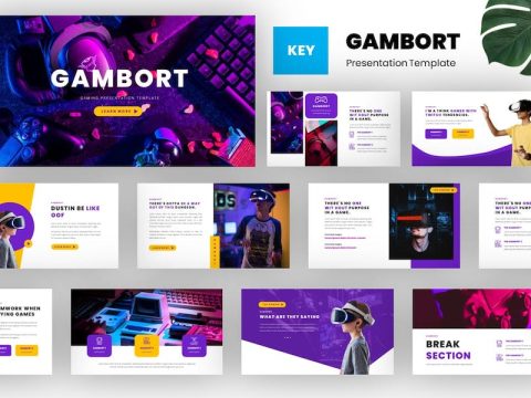 Gambort - Game Studio Keynote Template WNA3NCR