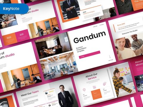 Gandum – Business Keynote Template KUQV55H