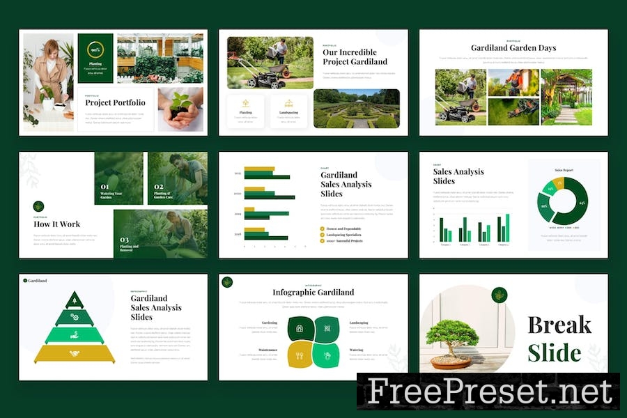 GARDILAND - Lawn & Landscaping Keynote Template SSGXYK6