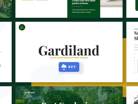 GARDILAND - Lawn & Landscaping Keynote Template SSGXYK6