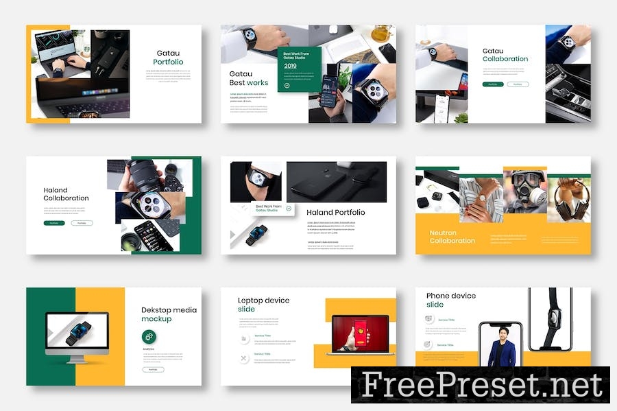 Gatau - Business Google Slide Template F66TLR8