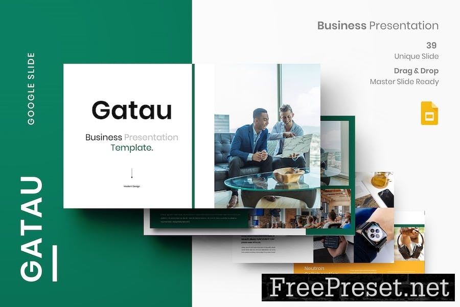 Gatau - Business Google Slide Template F66TLR8