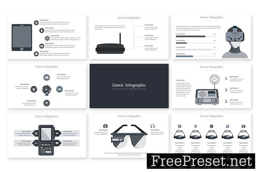 Gawai Infographic - Google Slides Template 72FJ3CE