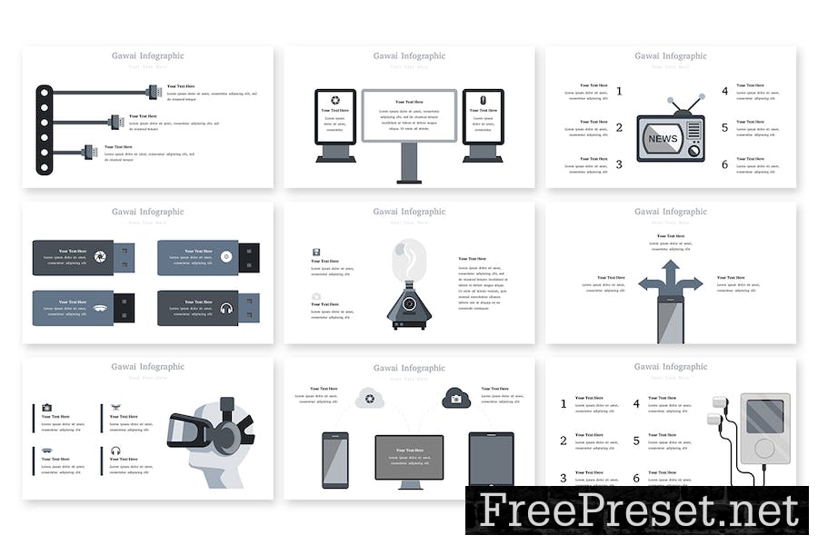 Gawai Infographic - Google Slides Template 72FJ3CE