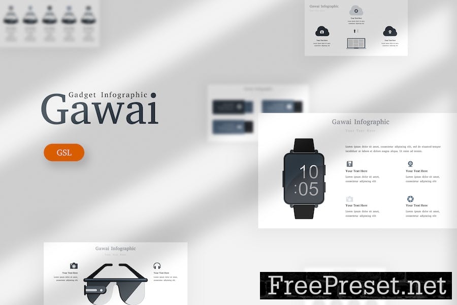 Gawai Infographic - Google Slides Template 72FJ3CE