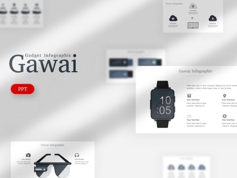 Gawai Infographic - Powerpoint Template RSEKLLB