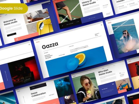 Gazza - Business Google Slide Template MS2NL5P