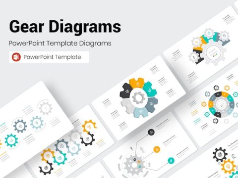 Gear Diagrams PowerPoint Presentation Template BVASFA2